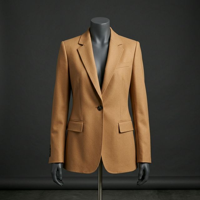 Camel Structured Blazer