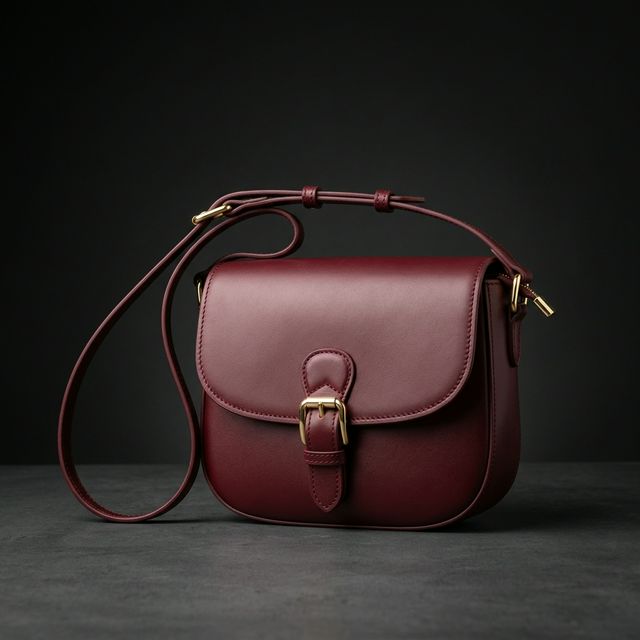 Burgundy Crossbody Bag